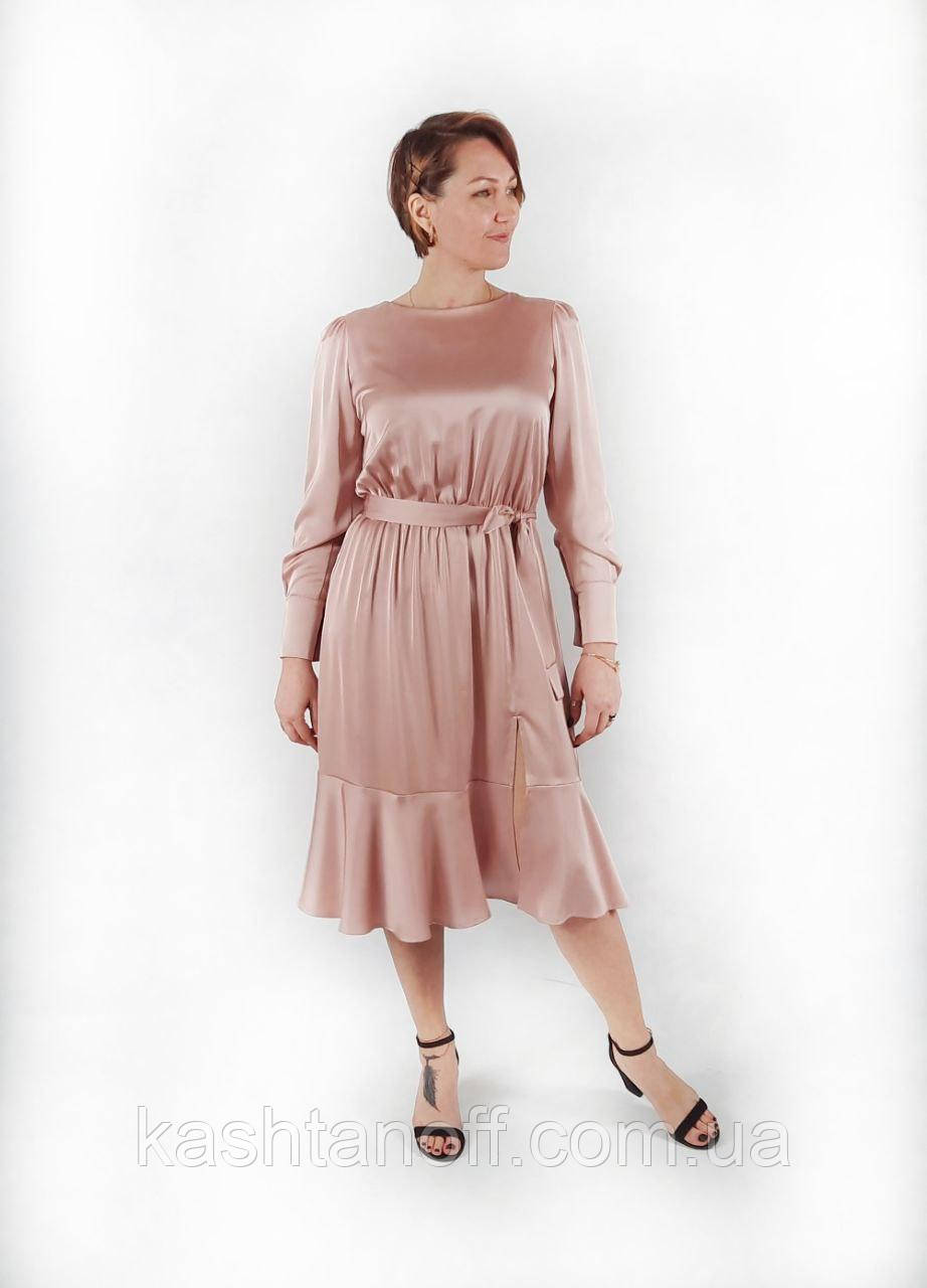 Сукня кольору пудри, фото 1