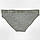 Жіночі трусики (сліпи) Calvin Klein колекція Motive Cotton Lightly Lined, колір світло-сірий, фото 4