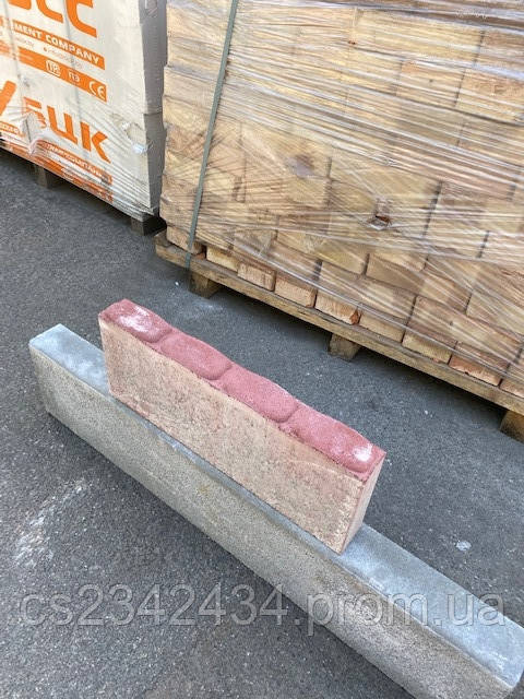 Бордюр садовий 500х200х43 сірий