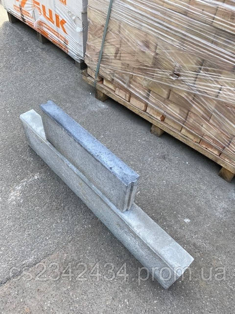 Бордюр садовий 500х200х43 сірий