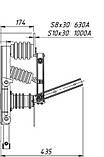 Роз'єднувач РВФЗ-10/630 ІІ У3, фото 3