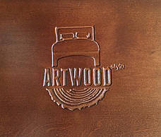 Ліжко дерев'яне Мадрид ArtWood, колір білий, фото 5