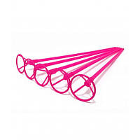 Паличка 50см з кріпленням для кульки фольгов.,рожева №883203/Pelican/(1)(50)(2000)