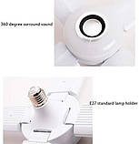 Світильник LED DP E27 з музичною колонкою й дискошаром, фото 5