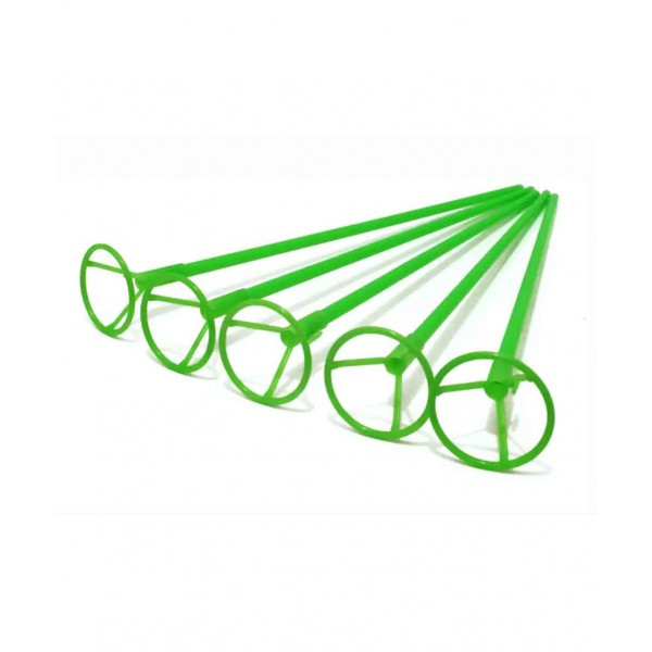 Паличка 50см з кріпленням для кульки фольгов.,зелена №883204/Pelican/(1)(50)(2000), фото 1