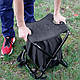 Розкладний похідний стілець-рюкзак із термосумка 3 в 1 Black, фото 10