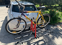Велобагажник. Платформа для 3х велосипедів. Стандартний фаркоп, 60кг