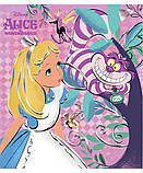 Набір шкільних зошитів  48 аркушів лінія YES Alice In Wonderland 5 штук, фото 4