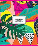 Набір шкільних зошитів  96 аркушів лінія YES Blossom 5 штук, фото 6