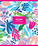Набір шкільних зошитів  96 аркушів лінія YES Blossom 5 штук, фото 3
