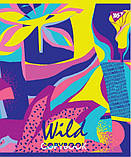 Набір шкільних зошитів  48 аркушів лінія YES Wild Animals Neon 5 штук, фото 4
