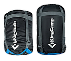 Спальний мішок-ковдра KingCamp ACTIVE 250 (KS3103) L Blue, фото 4