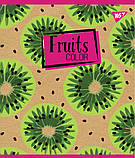Набір шкільних зошитів  24 аркушів лінія YES Fruits Color Крафт 10 штук, фото 3