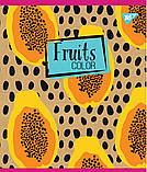 Набір шкільних зошитів  24 аркушів лінія YES Fruits Color Крафт 10 штук, фото 6