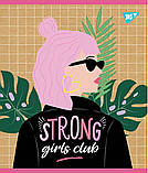 Набір шкільних зошитів  24 аркушів лінія YES Girls Крафт 10 штук, фото 5