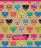 Набір шкільних зошитів  24 аркушів лінія YES Rainbow Animal Крафт 10 штук, фото 6