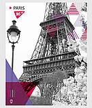 Зошит для записів А5/48 кл. YES "City of your heart" виб. гнучк.лак., фото 3