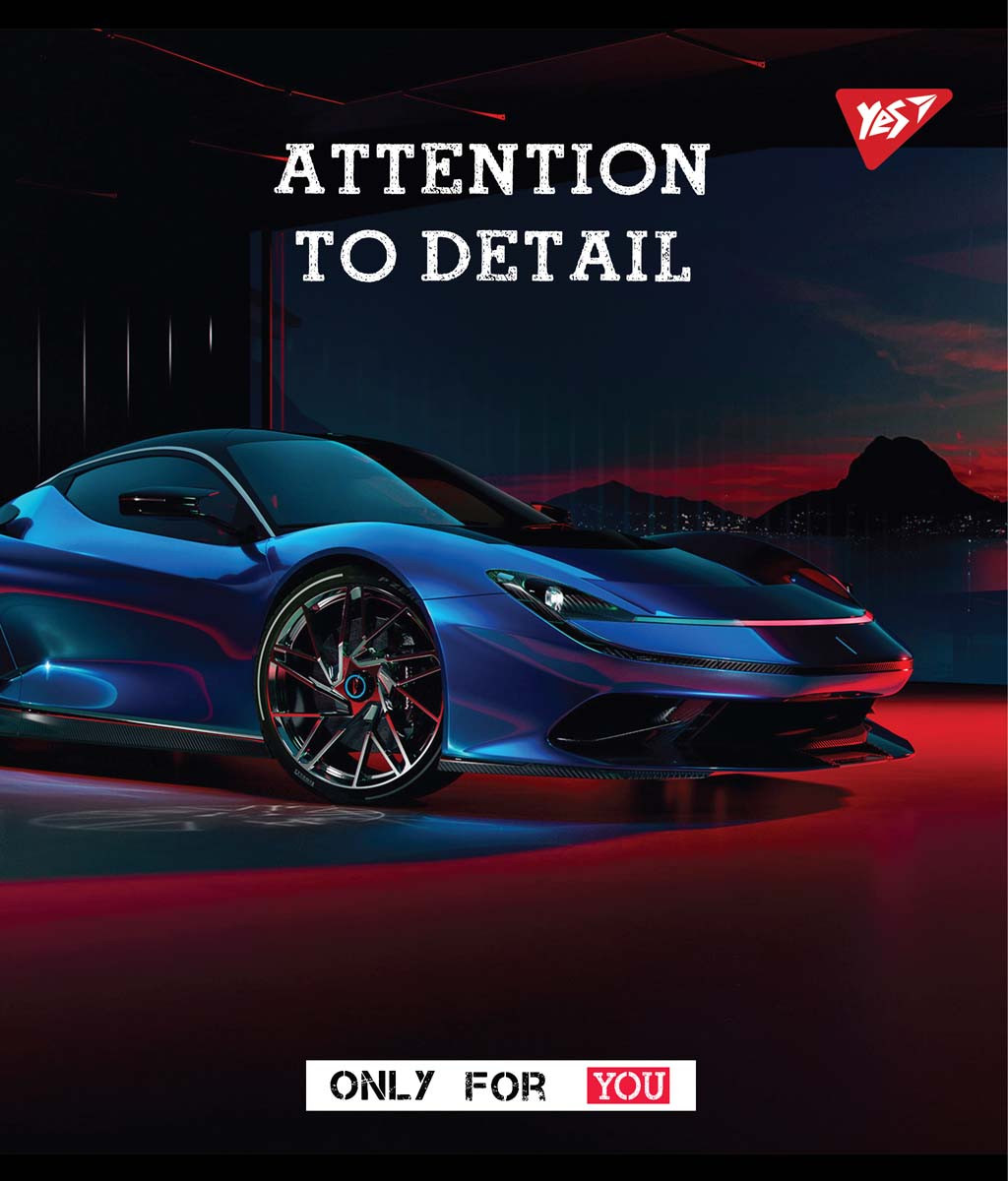 Зошит для записів А5/48 лінз. YES "Auto tuning" виб. гнучк.лак.
