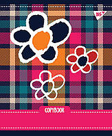 Набір шкільних зошитів 12 аркушів лінія YES Tartan Fun 10 штук