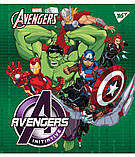 Набір шкільних зошитів 18 аркушів клітинка YES Marvel 10 штук, фото 4