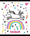 Набір шкільних зошитів 18 аркушів клітинка YES Sketch Animals 10 штук, фото 5