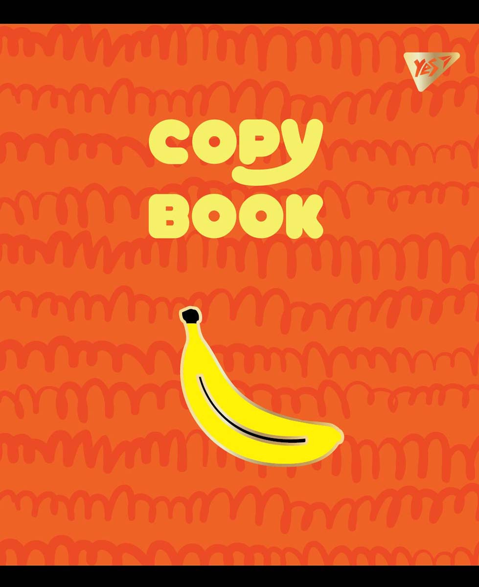 Зошит для записів А5/24 ліній. YES "Doodle fun" софт-тач+фольга золото, фото 1