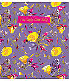Набір шкільних зошитів  24 аркушів лінія YES Wild Bloom 10 штук, фото 3