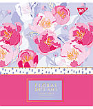 Набір шкільних зошитів  48 аркушів клітинка YES Floral Dreams 5 штук, фото 4