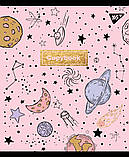 Набір шкільних зошитів  48 аркушів лінія YES Cosmic System 5 штук, фото 6