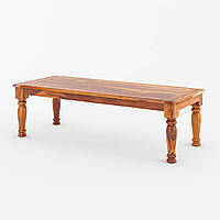 Holztisch 1320x915 mm handgefertigt aus massivem Kiefernholz im rustikalen Stil vom Hersteller