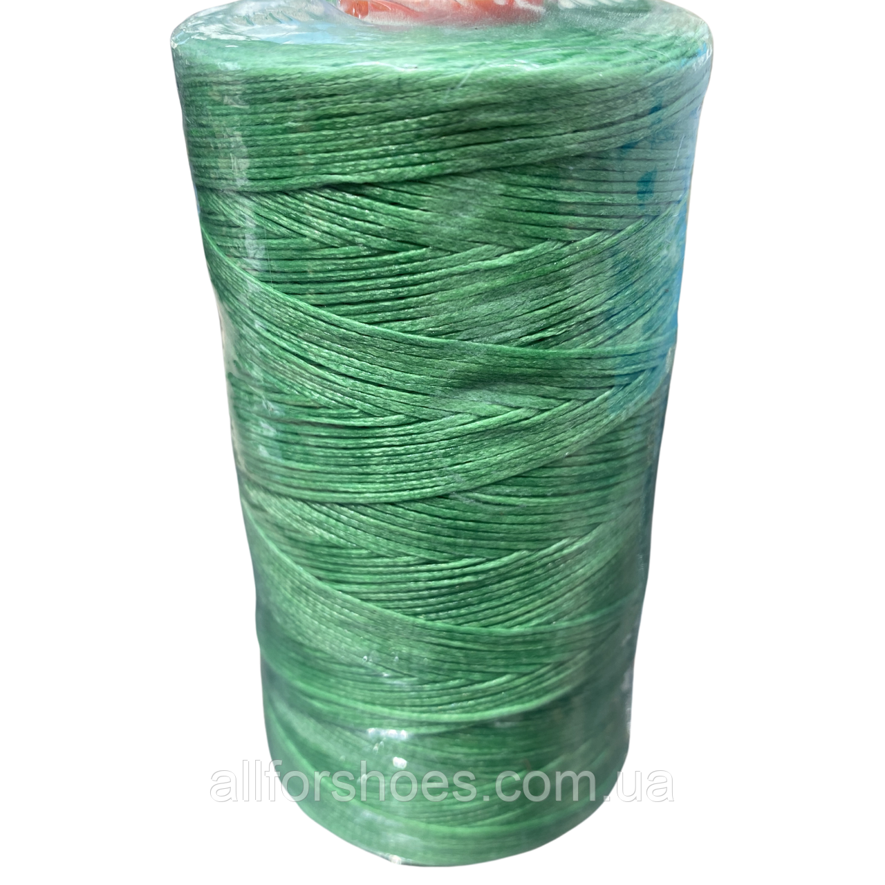 Нитка вощена зелена 500м - для ременів і шкіряних виробів, меблів, одягу, автомобілів.