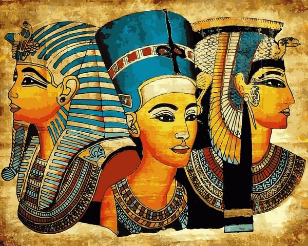 Картини по номерам 40х50 см. Babylon Правителі Стародавнього Єгипту (VP 1401)