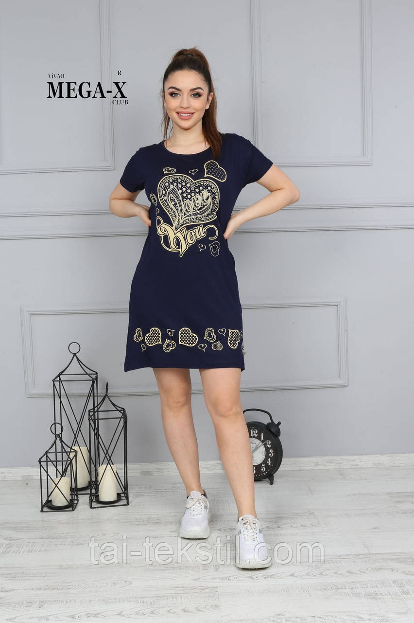 Туніка жіноча якість віскоза Туреччина, квіти різні розмір норма ONE SIZE (46-48p)