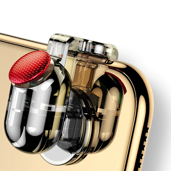 Ігрові тригери для телефону BASEUS Red-Dot 2шт кнопка прицілювання вогню контролер (чорний)