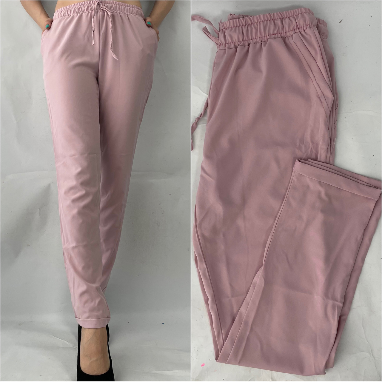 Жіночі літні штани, No13 брудно-рожевий