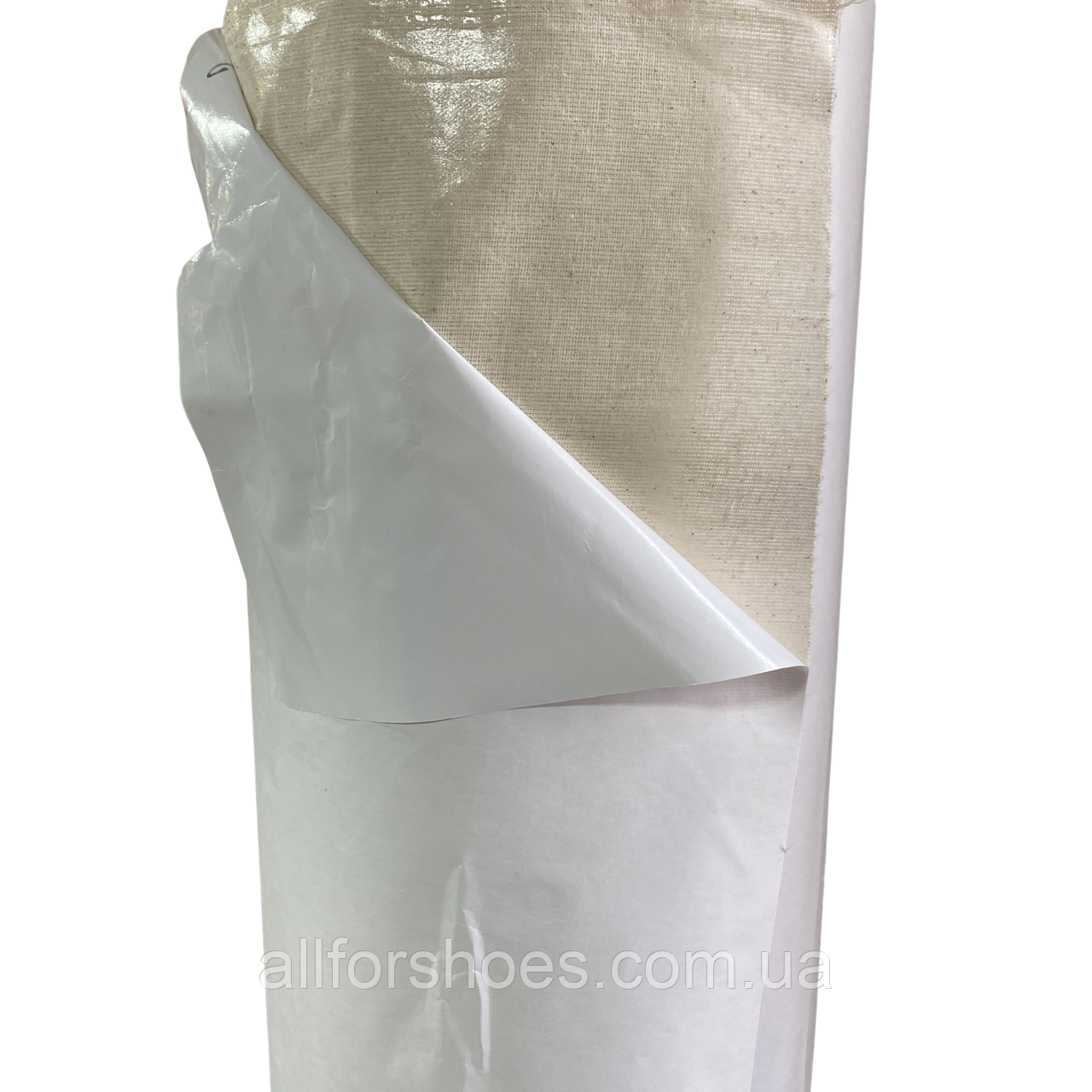 Термопластична бавовняна тканина для дубляжа шкіри самоклеюча Borpelle Molino C 120г/м2