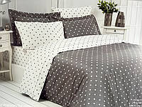 Комплект постельного белья Maison D'or Stars Grey сатин 220-200 см серый