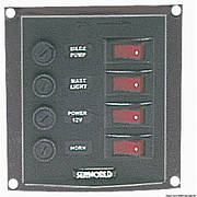 Панель керування для судна Seaworld вертикальна 4 клавіші Khan's