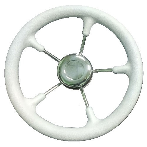 Кермо для катера яхти човна 320 мм неіржавка сталь білий Osculati