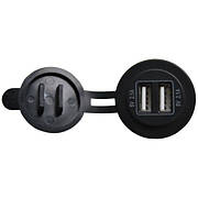 Адаптер прикурювача в човен 2xUSB 12/24 В Sunfine