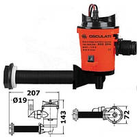 Помпа-аэратор для судна Europump через переборку 90° Osculati
