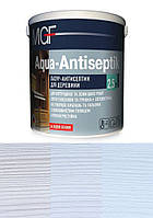 Лазур антисептик для деревини MGF Aqua-Antiseptik 2,5 л, Білий