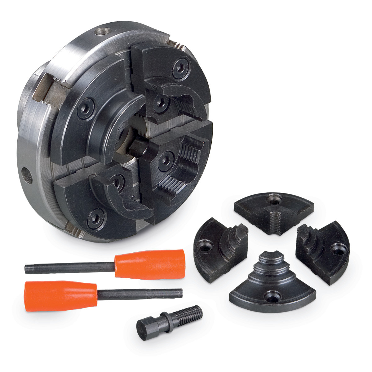 Токарний патрон по дереву 4-х кулачковий Holzstar Ø 100 мм, фото 1