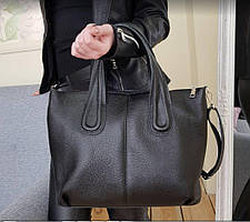 Шкіряна сумка жіноча шопер
