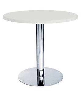 Стіл круглий Стефа 3, діаметр 80 см, колір білий