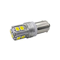 Светодиодная лампа T4 BA9S-2835 10SMD Canbus биполярная белая 12-24v