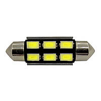 Светодиодная лампа C5w SJ-5630-6SMD Canbus 39 мм