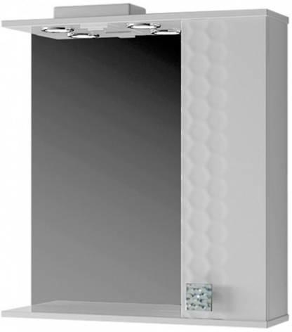 Дзеркало з рельєфним фасадом для ванної 65 см ВанЛанд НЕО Н3 1-65, фото 2