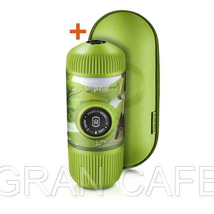 Нанопрессо "весенний забег" + чехол "Nanopresso Journey Spring Run от WACACO®" Портативная эспрессо машина, фото 2