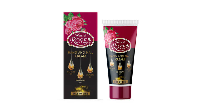 Крем для рук і нігтів з олією троянди Oils of Life від Arsy Cosmetics 50 мл, фото 1